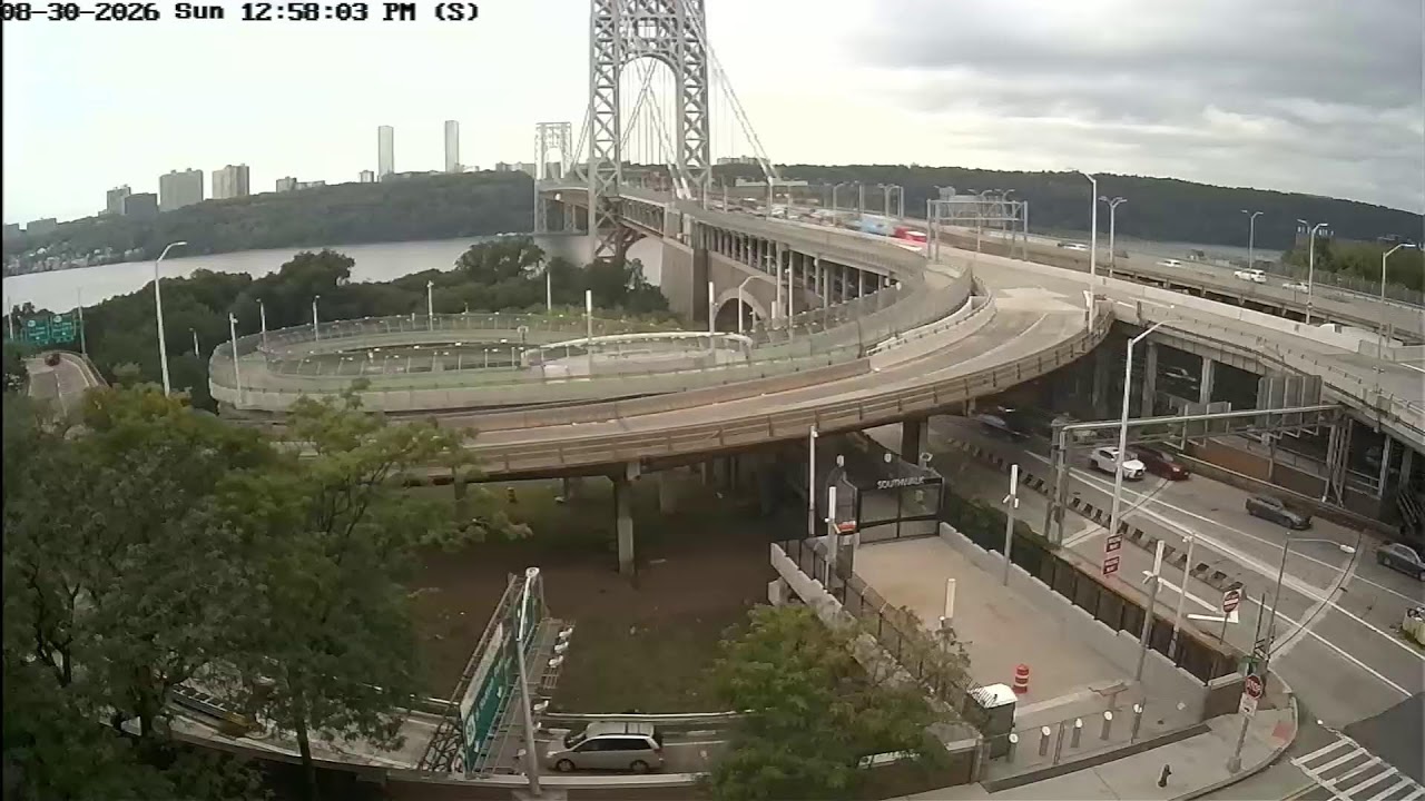 George Washington Bridge Live Camera - NYC Side live camera thumbnail