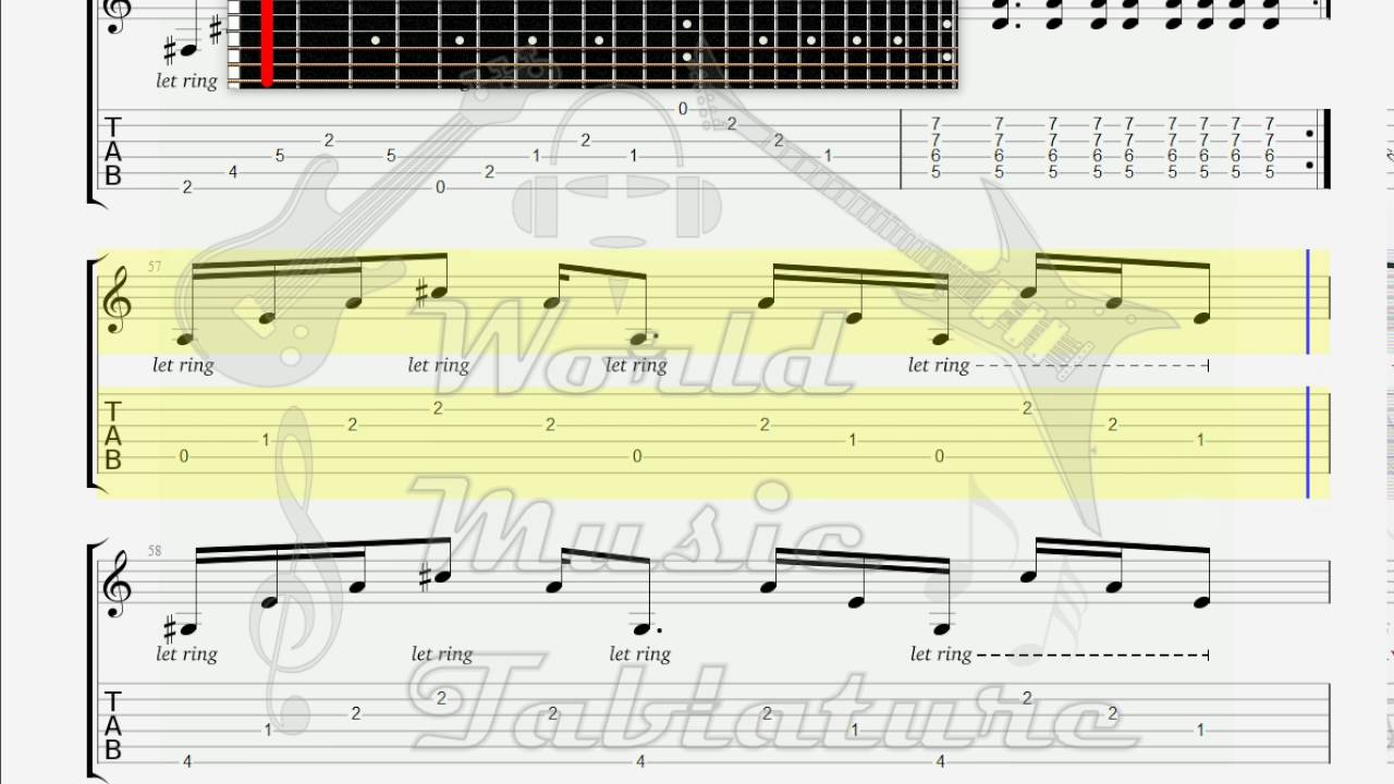 Creed   Creed   Hide tchodz GUITAR 2 TAB