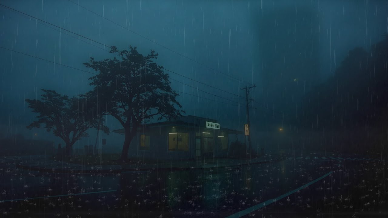 Rainy 80s Lofi 🌧️ Vintage Vibes to Relax, Study & Concentration