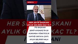 İto Başkani 20 Yerde Yöneti̇mde I Ti̇caret Nasil Yapilir ? I Aylik Maaş Kaç Tl