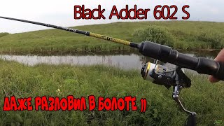 Спиннинг Black Adder BA602XUL-S-20. ПЕРВАЯ РЫБАЛКА !