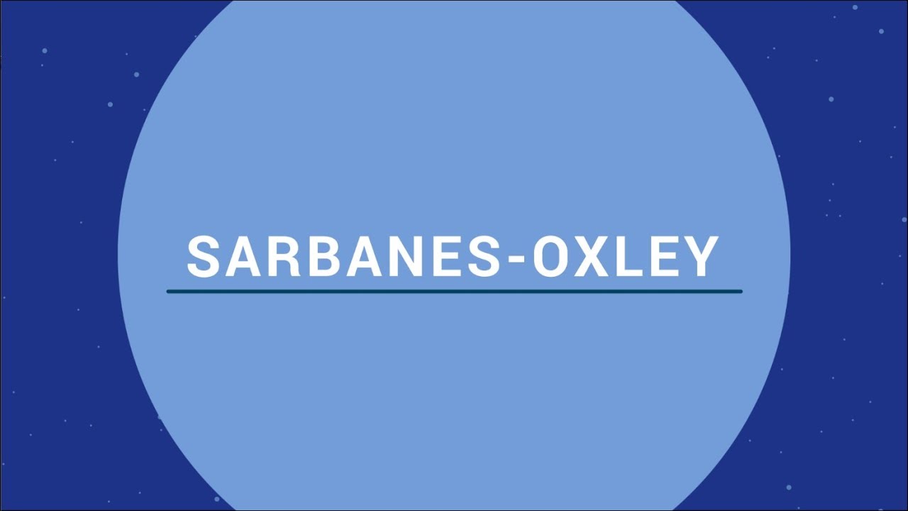 SOX Compliance YouTube