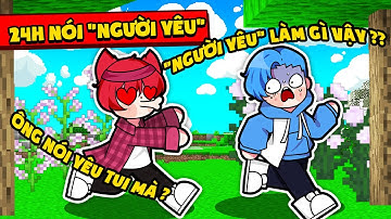 HUY NOOB GỌI TẤT CẢ SINH TỐ LÀ "NGƯỜI YÊU" TRONG MINECRAFT*HUY NOOB THỬ THÁCH THEO FAN VÀ CÁI KẾT🤮😳