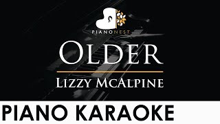 Lizzy McAlpine - Older - Piano Karaoke Instrumental Cover with Lyrics