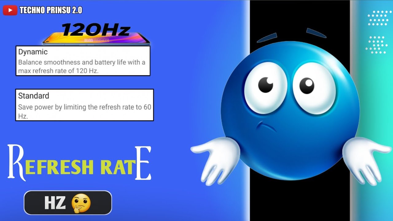 REFRESH RATE KIYA HAI 60HZ 90HZ 120HZ 144HZ KIYA HAI WHAT IS REFRESH RATE TECHNO PRINSU 2.0