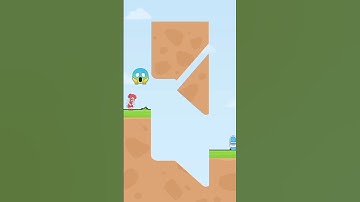 Slice Werid Shape to Save & Try to Cross Pit funny Challenge 😱 #shorts