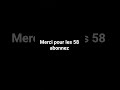 merci merci #abonnetoi