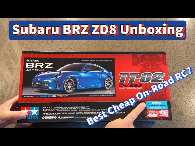Tamiya Subaru BRZ ZD8 Unboxing! Is This The Best Cheap On-Road RC