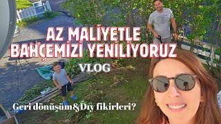 GERİ DÖNÜŞÜM VE DIY PROJELERİYLE BAHÇEMIZI YENİLEDİK-NORVEÇ'TE HYGGE FELSEFESİ NEDİR? #diy #vlog#152