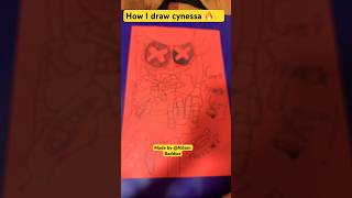 How I draw cynessa vs cyn #murderdronesepisode8 #transition #cyn
