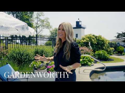A North Shore Boston Backyard with Sweeping Views | Garden Tour
