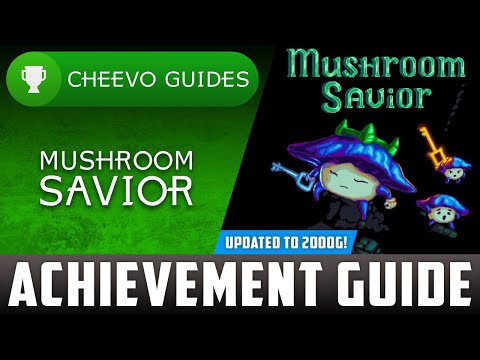 Mushroom Savior - Achievement Guide PT 1 (ALL LEVELS) **2000G IN 30 MINS!!** (Xbox/W10)