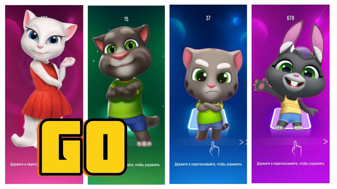 Queen Angela Conquers Tile Hop Challenge! Tiles Hop Talking Tom and Friends