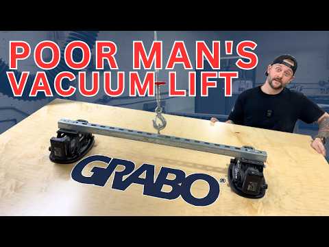 Massive Cabinets. Tiny Space. The Grabo Pro Handled It.
