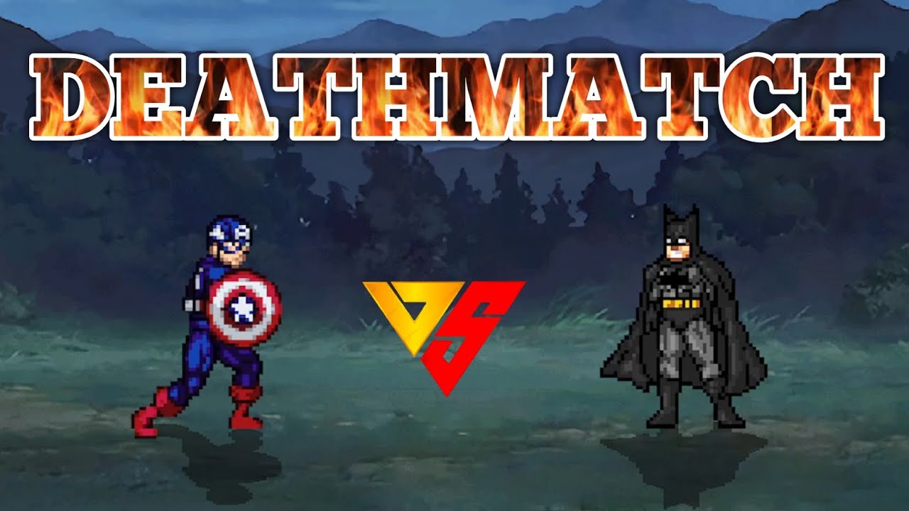 Captain America OP VS Batman V2 OP in Jump Force Mugen