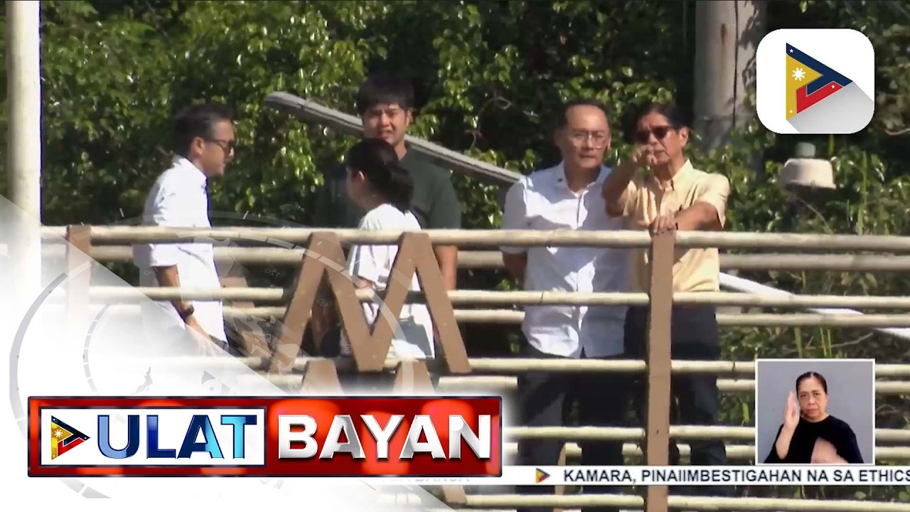 PBBM, FL Liza, at pres’l son Vinny Marcos, inakyat ang ‘Mt. Kamuning’ footbridge; Bagong Kamuning...