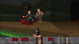 (speedrun) Doom (1993, Unity) E1M1 Hangar UV 00:11:830
