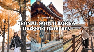 Jeonju, South Korea Itinerary W 6,000 Budget An Overnight Trip From Seoul