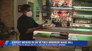 Expert weighs in on potential impacts of vetoed minimum wage bill