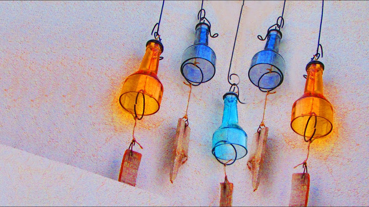 Wine Bottle Wind Chimes Wine Bottle Wind Chimes