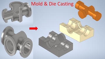 Inventor 2020 Tutorial #137 | Mold die Casting