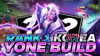 NEW RANK 1 KOREAN YONE BUILD IS CRAZY