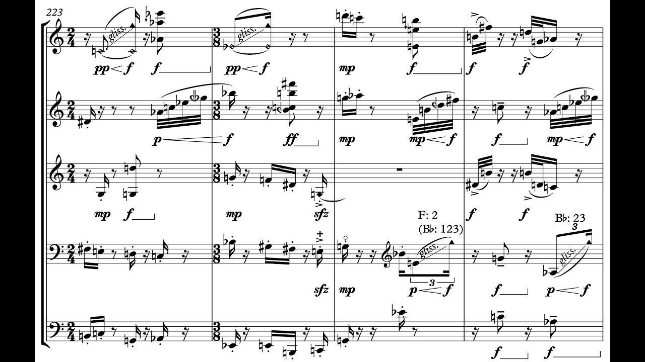 Kenji Sakai - Spiral in Blue for wind quintet