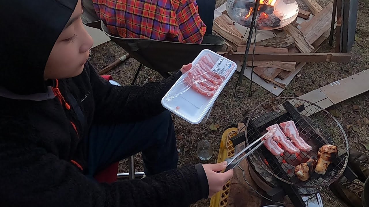 ４年ぶりにキャンプに行きました。｜【ヘキサライト6P加水分解・－40℃対応寝袋で外寝する友人】