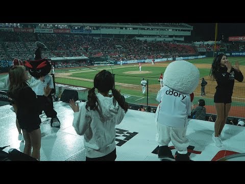 190329 kt위즈 vs KIA, 강백호 선수 안타 후 신난다~