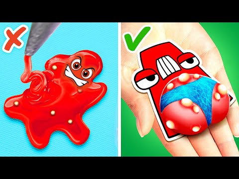 Help This Evil Squishy 😡 Best Alphabet Lore Hacks and DIYs