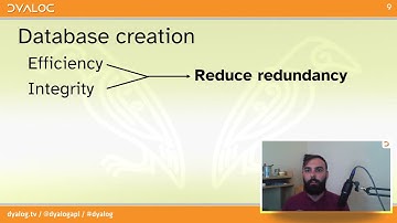 Database basics – Dyalog Webinar with Richard Park