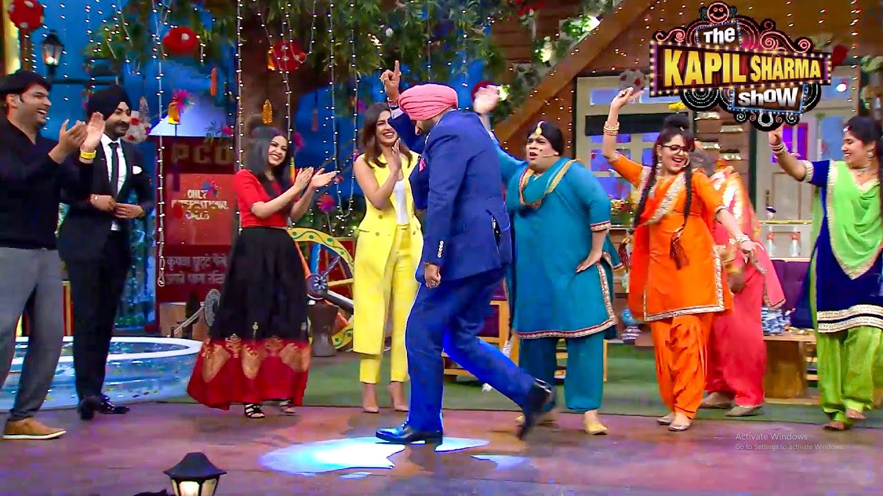 स्टेज पर आग लगा दी सिद्धू पाजी ने! भांगड़ा देख दंग रह गए सब | The Kapil Sharma Show