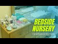 Bedside Nursery Tour | Shared Nursery Tour Small Space