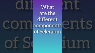 Components supported by selenium | selenium for beginners | in Kannada