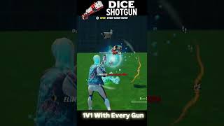 1V1 With Every Gun Dice Shotgun showcase #fortnite #secret #1v1