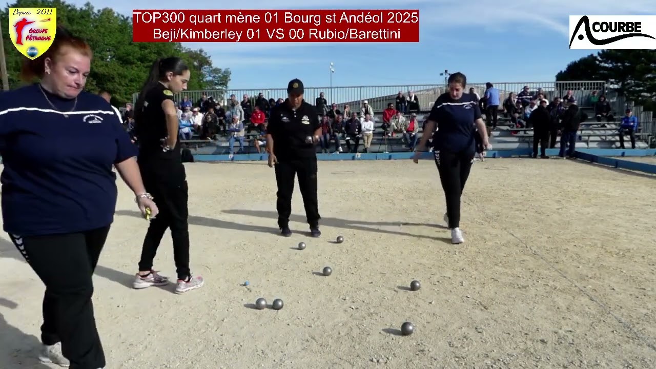 Miniature de la vidéo : TOP300 de Bourg st Andéol doublette féminin