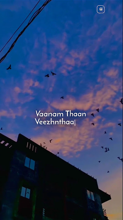 vaanam than vizhunthaalum whatsapp status#alightmotion #albumsong#lovestatus#trending#love #viral#1k