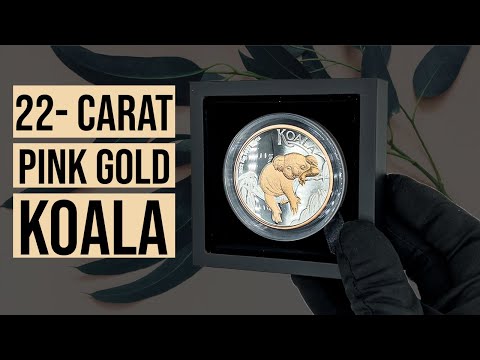 Perth Mint 22- carat pink gold Koala