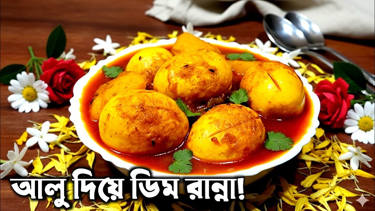 🫕আলু দিয়ে হাঁসের ডিম রান্নার দুর্দান্ত রেসিপি,যা একবার খেলে বার বার খেতে ইচ্ছা করবে Egg Potato Curry