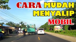 Teknik dan cara menyalip mobil di jalan raya