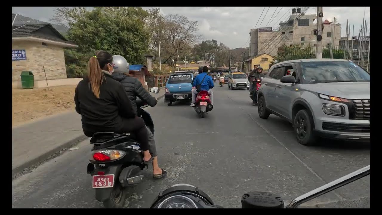 Way to Kahun Danda, Pokhara, Nepal