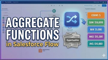 Aggregate Functions with the Transform Element in Salesforce Flow SUM COUNT AVG MIN MAX