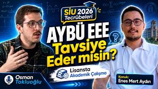 Aybü Eee Tavsiye Eder Misin? Lisans Öğrencisiyken Akademik Çalışma Yapmak? Siu 2026 Tecrübeleri