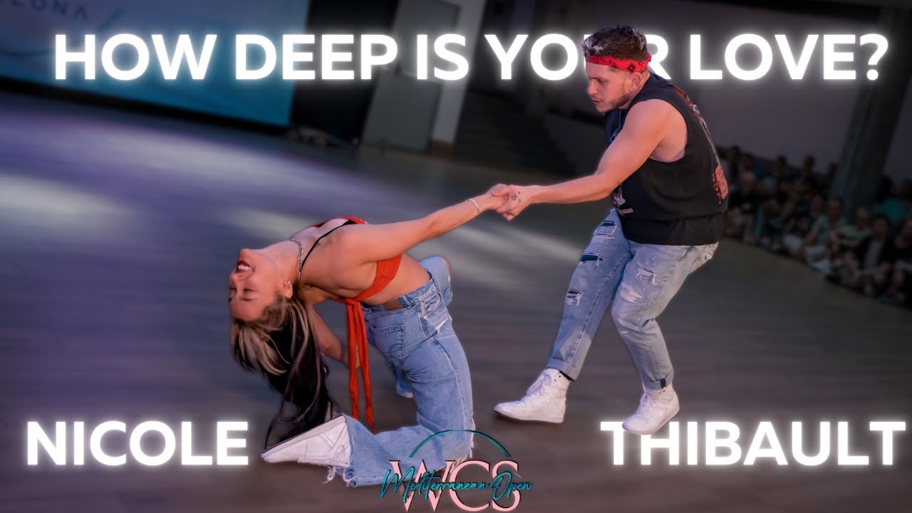 How Deep Is Your Love? - Thibault & Nicole Ramirez - West Coast Swing Improvisation
