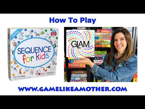 How to play SEQUENCE for Kids Board Game