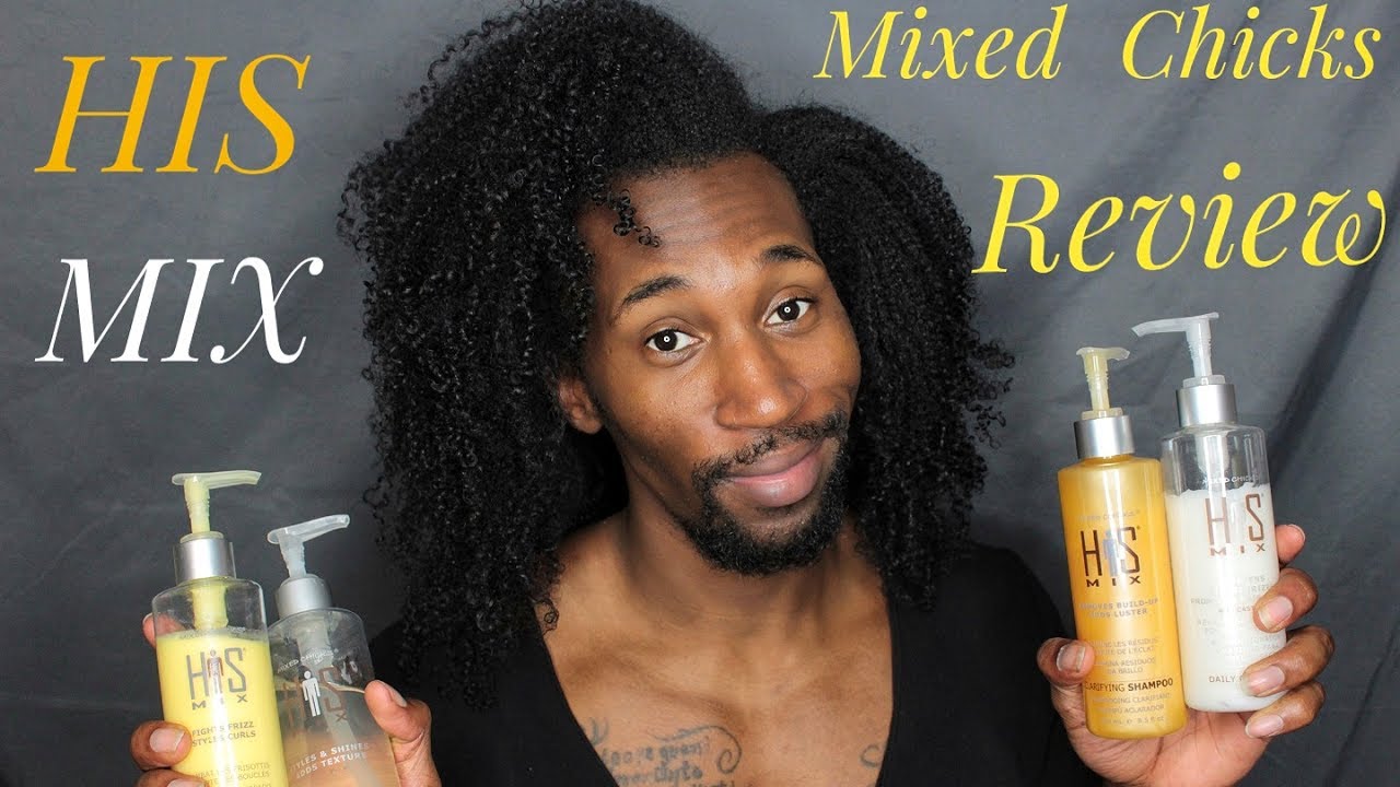 Mixed Chick Wash n Go, Product Review and Demo His Mix YouTube