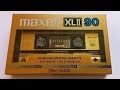 MAXELL XLII 90 - 1985 - Обзор , сравнение и тест на запись запечатки  и распечатки ( б.у)