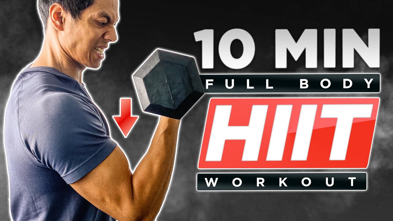 10 MIN DUMBBELL FULL BODY WORKOUT - YouTube