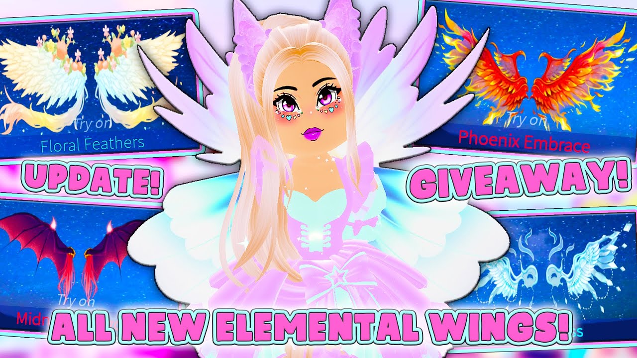 How To Get All The New Elemental Wings For Free In Roblox Royale