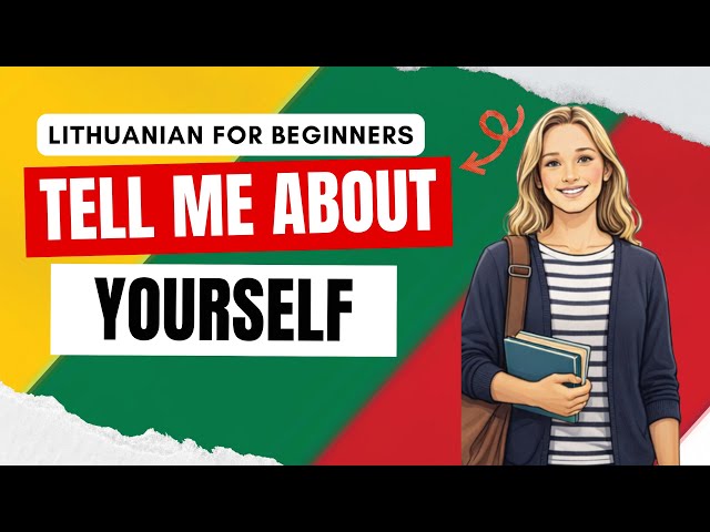 Introduce Yourself in Lithuanian 🇱🇹 | Learn to Speak from Day 1